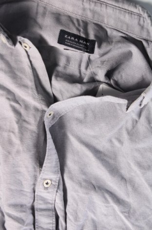 Herrenhemd Zara Man, Größe XL, Farbe Grau, Preis 9,46 €