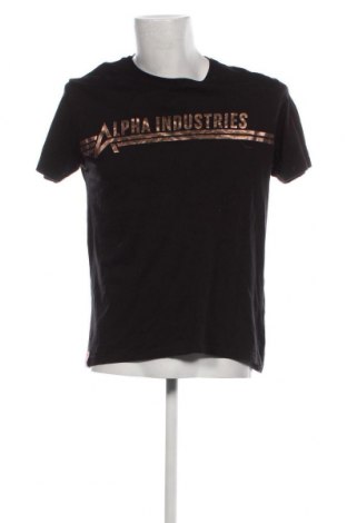 Ανδρικό t-shirt Alpha Industries, Μέγεθος L, Χρώμα Μαύρο, Τιμή 15,46 €