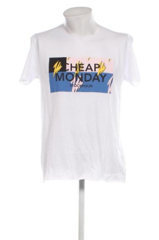 Herren T-Shirt Cheap Monday, Größe M, Farbe Weiß, Preis 8,79 €