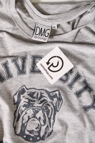 Ανδρικό t-shirt Dmg, Μέγεθος XL, Χρώμα Γκρί, Τιμή 10,02 €