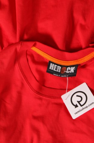 Мъжка тениска Herock, Размер L, Цвят Червен, Цена 21,00 лв.