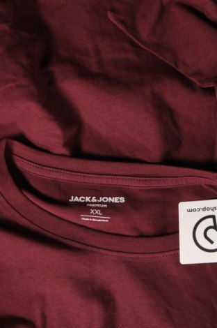 Мъжка тениска Jack & Jones, Размер XXL, Цвят Червен, Цена 42,00 лв.