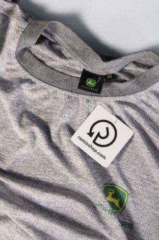 Ανδρικό t-shirt John Deere, Μέγεθος M, Χρώμα Γκρί, Τιμή 12,99 €