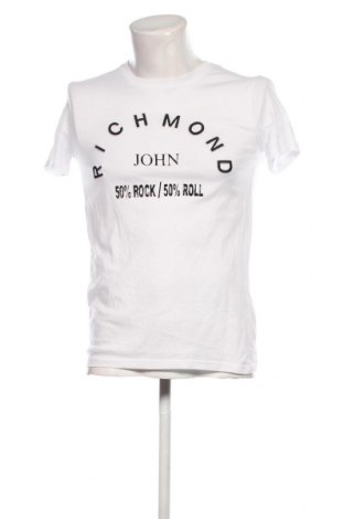 Herren T-Shirt John Richmond, Größe L, Farbe Weiß, Preis 37,11 €