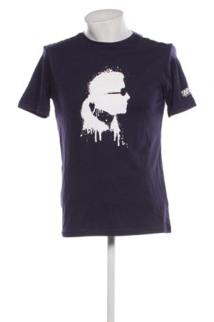 Мъжка тениска Karl Lagerfeld, Размер M, Цвят Син, Цена 124,52 лв.