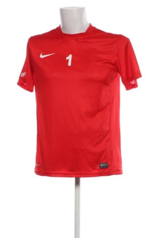 Мъжка тениска Nike, Размер M, Цвят Червен, Цена 24,30 лв.