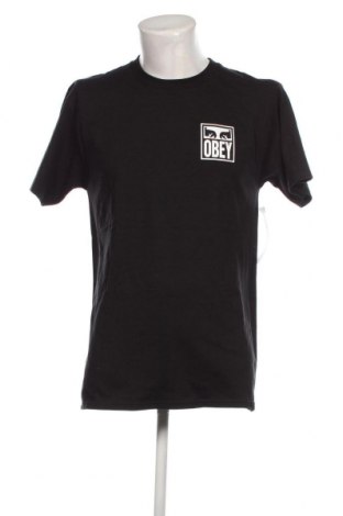 Męski T-shirt Obey, Rozmiar M, Kolor Czarny, Cena 149,27 zł