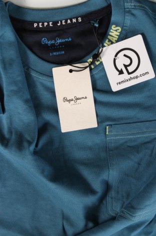Ανδρικό t-shirt Pepe Jeans, Μέγεθος S, Χρώμα Μπλέ, Τιμή 24,54 €