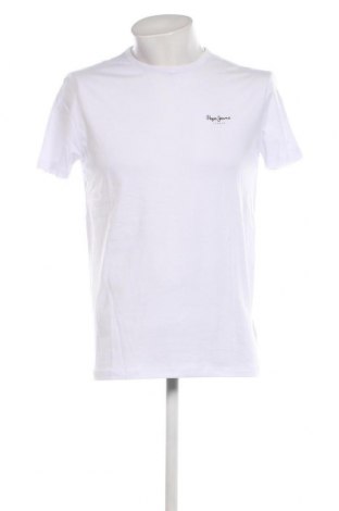 Herren T-Shirt Pepe Jeans, Größe M, Farbe Weiß, Preis € 21,65