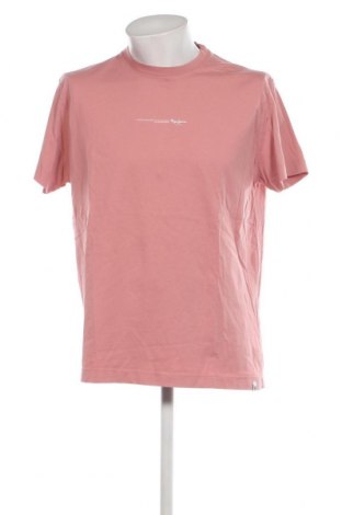 Męski T-shirt Pepe Jeans, Rozmiar XL, Kolor Różowy, Cena 149,27 zł