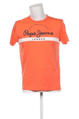 Herren T-Shirt Pepe Jeans, Größe M, Farbe Orange, Preis 28,87 €