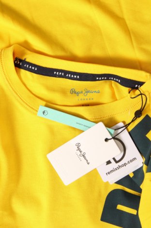 Мъжка тениска Pepe Jeans, Размер M, Цвят Жълт, Цена 56,00 лв.