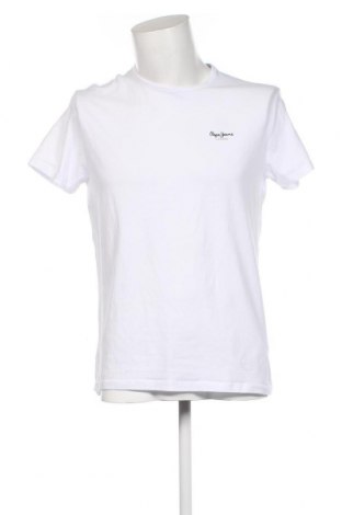 Herren T-Shirt Pepe Jeans, Größe L, Farbe Weiß, Preis 28,87 €