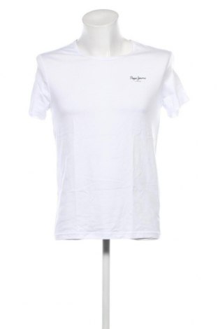 Мъжка тениска Pepe Jeans, Размер M, Цвят Бял, Цена 42,00 лв.