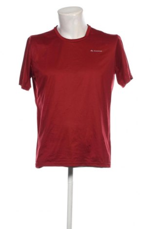 Ανδρικό t-shirt Quechua, Μέγεθος M, Χρώμα Κόκκινο, Τιμή 8,04 €