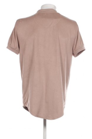 Мъжка тениска SikSilk, Размер L, Цвят Бежов, Цена 14,00 лв.