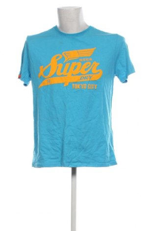 Pánske tričko  Superdry, Veľkosť XXL, Farba Modrá, Cena  10,21 €