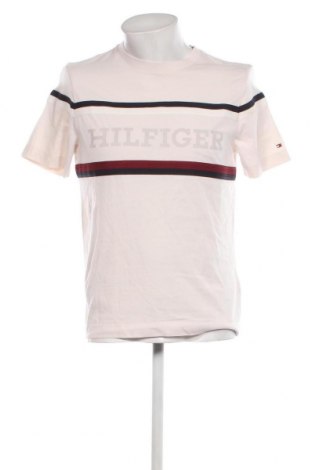 Ανδρικό t-shirt Tommy Hilfiger, Μέγεθος S, Χρώμα Εκρού, Τιμή 35,72 €
