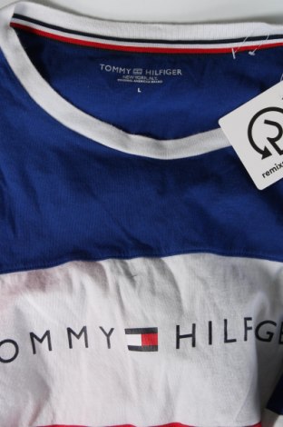 Męski T-shirt Tommy Hilfiger, Rozmiar L, Kolor Niebieski, Cena 163,12 zł