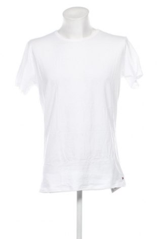 Męski T-shirt Tommy Hilfiger, Rozmiar XL, Kolor Biały, Cena 143,93 zł