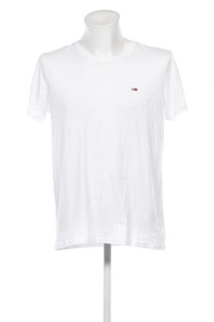 Herren T-Shirt Tommy Jeans, Größe XL, Farbe Weiß, Preis 37,11 €