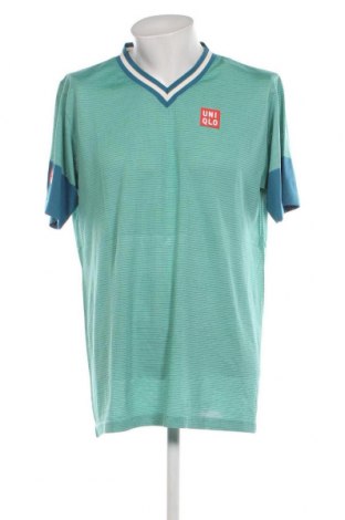 Мъжка тениска Uniqlo, Размер XL, Цвят Зелен, Цена 9,38 лв.