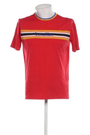Pánske tričko  United Colors Of Benetton, Veľkosť M, Farba Červená, Cena  4,30 €