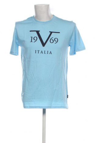 Męski T-shirt V 1969 Italia, Rozmiar L, Kolor Niebieski, Cena 89,56 zł