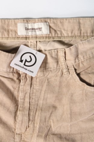 Ανδρικό κοτλέ παντελόνι Dressmann, Μέγεθος XL, Χρώμα  Μπέζ, Τιμή 10,14 €