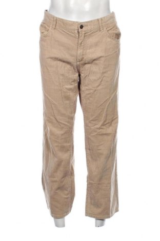 Pantaloni raiați de bărbați Dressmann, Mărime XL, Culoare Bej, Preț 80,92 Lei