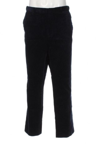 Pantaloni raiați de bărbați Marks & Spencer, Mărime XL, Culoare Albastru, Preț 26,65 Lei