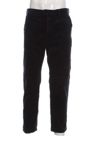 Pantaloni raiați de bărbați Marks & Spencer, Mărime L, Culoare Albastru, Preț 31,09 Lei