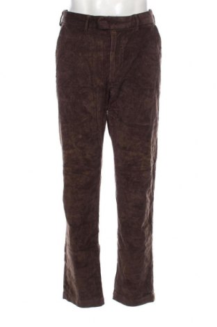 Pantaloni raiați de bărbați Marks & Spencer, Mărime L, Culoare Maro, Preț 15,99 Lei