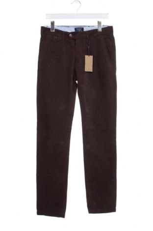 Pantaloni raiați de bărbați Scalpers, Mărime XS, Culoare Maro, Preț 92,11 Lei