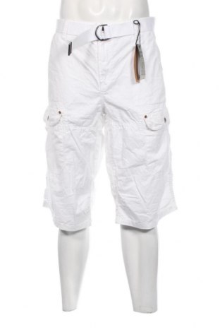 Мъжки къс панталон Cars Jeans, Размер XXL, Цвят Бял, Цена 24,00 лв.