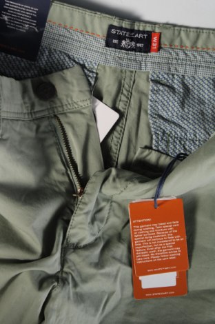 Мъжки къс панталон State Of Art, Размер M, Цвят Зелен, Цена 45,57 лв.