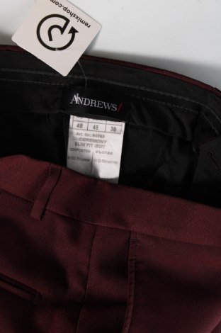 Herrenhose Andrews, Größe M, Farbe Rot, Preis 3,79 €