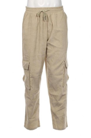 Pantaloni de bărbați Boohoo, Mărime L, Culoare Bej, Preț 30,26 Lei