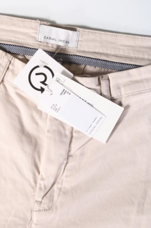 Мъжки панталон Casual Friday, Размер L, Цвят Бежов, Цена 22,32 лв.