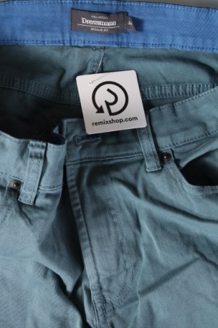 Мъжки панталон Dressmann, Размер L, Цвят Син, Цена 14,35 лв.