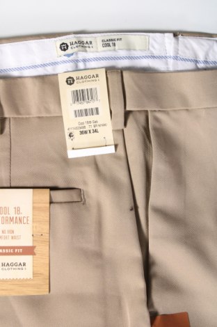 Ανδρικό παντελόνι Haggar, Μέγεθος L, Χρώμα  Μπέζ, Τιμή 12,57 €