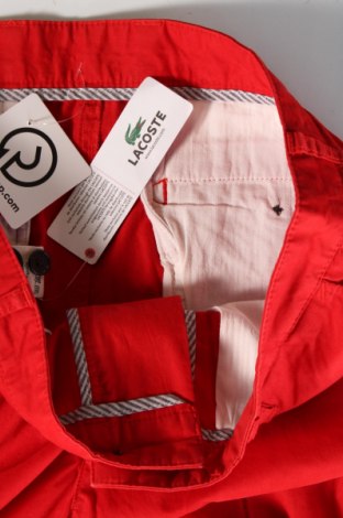 Мъжки панталон Lacoste, Размер L, Цвят Червен, Цена 153,00 лв.