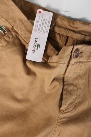 Pantaloni de bărbați Lacoste, Mărime L, Culoare Bej, Preț 390,31 Lei