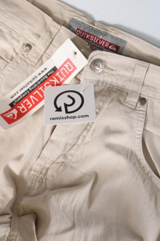 Pantaloni de bărbați Quiksilver, Mărime XS, Culoare Bej, Preț 11,10 Lei