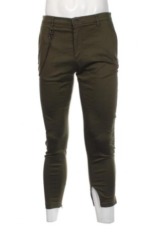 Pantaloni de bărbați Zara, Mărime M, Culoare Verde, Preț 31,09 Lei