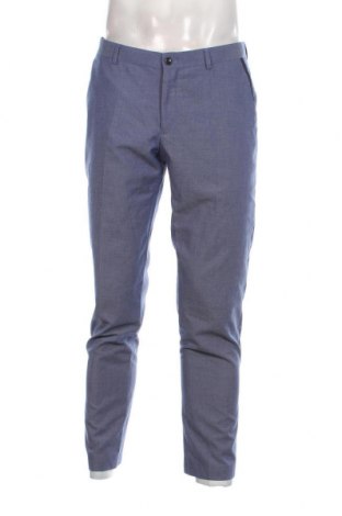 Мъжки панталон Zara Man, Размер M, Цвят Син, Цена 16,23 лв.