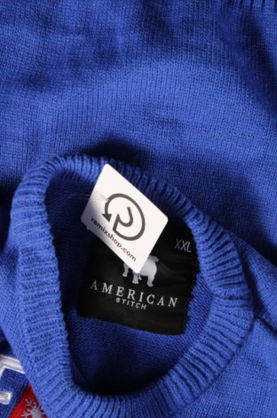 Pulover de bărbați American Stitch, Mărime XXL, Culoare Albastru, Preț 62,10 Lei
