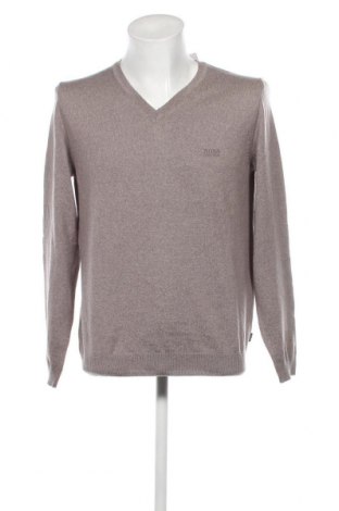 Ανδρικό πουλόβερ BOSS, Μέγεθος L, Χρώμα Γκρί, Τιμή 42,37 €
