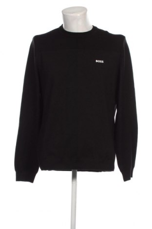 Ανδρικό πουλόβερ BOSS, Μέγεθος L, Χρώμα Μαύρο, Τιμή 117,84 €
