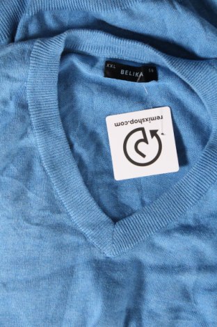 Ανδρικό πουλόβερ Belika, Μέγεθος XL, Χρώμα Μπλέ, Τιμή 12,66 €